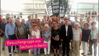 Besuchergruppe aus Sachsen in Berlin