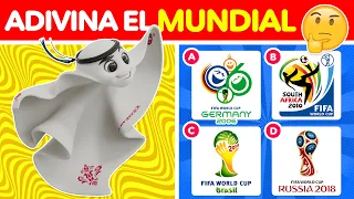 PREGUNTAS de MUNDIALES de FUTBOL 🏆 ADIVINA el MUNDIAL de FUTBOL 🤔 | TEST DE FUTBOL 📖✍️