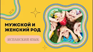 Женский и Мужской род в испанском языке грамматика