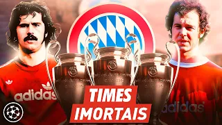 Times IMORTAIS: o Bayern tricampeão europeu 🏆🏆🏆