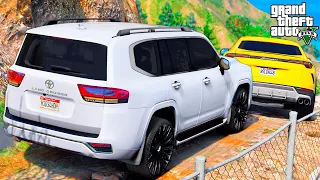 РЕАЛЬНАЯ ЖИЗНЬ В GTA 5 - ПРОВЕРКА TOYOTA LAND CRUISER 300 НА ПРОХОДИМОСТЬ! ЗАСТРЯЛ В ГРЯЗИ! 🌊ВОТЕР