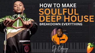 How I Made This Soulful Deep House Song, Tutorial, Drums, Chords, Bass, FL Studio