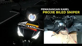 PASANG PROJIE BILED SNIPER SUPRA X 125 KARBU