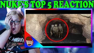 5 Scary Things Caught On Camera In Tunnels | Nuke's Top 5 | REACTION