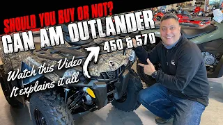 Should you Buy or Not a Can Am Outlander