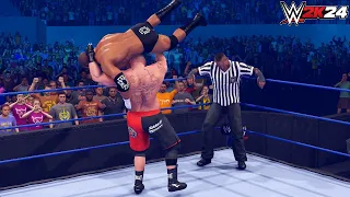 WWE 2k24 - Brock Lesnar '12 vs Triple H '14: Special Guest Referee Randy Orton|WrestleMania 25