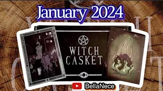 Witch Casket⚰️January 2024⚰️Magick Rituals ~ unboxing