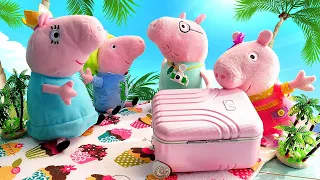 Viagem em família com a Peppa Pig! Peppa Pig e sua família em português