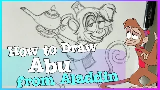 How to Draw ABU from Disney's ALADDIN