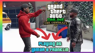 FRANKLIN and LAMAR mission in GTA Online (The Contract DLC) | PLAYING AS LAMAR & FRANKLIN