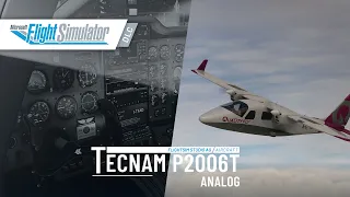 FlightSim Studio Tecnam P2006T Analog for MSFS | Official Trailer