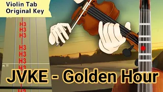 JVKE - Golden Hour Violin Tab