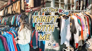 EPIC 12 HOUR U.S.A THRIFT TRIP ☆ so much nike, champion, levis + more!