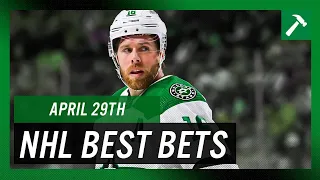 NHL Best Bets - April 29, 2024 | 2023/2024 NHL Betting and Daily Picks Presented by Pinnacle