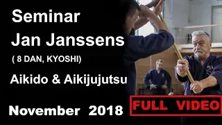 seminar 37: sensei Jan Janssens aikido & aikijujutsu yoseikan