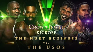 The Usos Vs The Hurt Business - WWE Crown Jewel 2021 Kickoff (En Español)