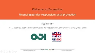 Financing gender responsive social protection