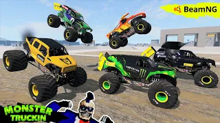 Monster Truck Mud Battle #4 | BeamNG Drive | Mace Mace Tv