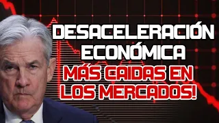 Datos del PIB Muestran DESACELERACIÓN Económica! Más Caídas en Los Mercados por Earnings y PIB