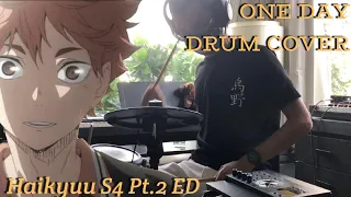 "One Day" - Haikyuu S4 Pt.2 ED Theme by SPYAIR [Drum Cover]