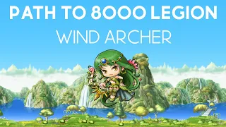 Maplestory [NA Reboot] Path to 8000 Legion: Training Windarcher to 200