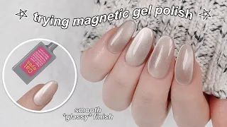 diy *glassy* magnetic gel manicure at home | the beauty vault