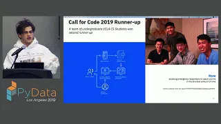 Nick Acosta: Open Sourcing Natural Disaster Preparedness and Relief | PyData LA 2019