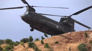 Hellenic Army Boeing CH-47 Chinook in action