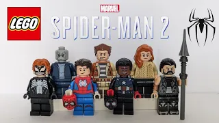 Custom LEGO SPIDER-MAN 2 Minifigure Showcase!