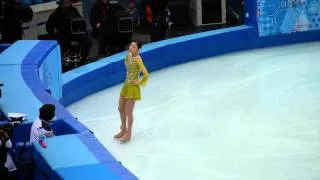 [Fan cam] Yuna Kim SP Warm-up in Sochi 2014 Winter Olympics