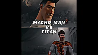 Мачо мен vs титан