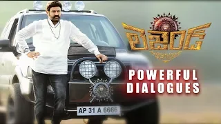 Balakrishna Powerful Dialogues  - Flute Dialogue - Legend Movie | Telugu Dialogues