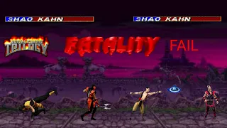 FATALITY Fail #4 🤔😅 Mortal Kombat Trilogy SEGA GENESIS ROM Hack