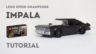 Tutorial - 1966 Chevy Impala | Lego Speed Champions 76912 Charger Alternate Build Instructions