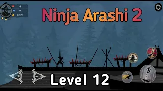 Ninja Arashi 2 Level 12 | Act 1| Artifact Location | without dying