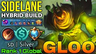 Sidelane Gloo MVP Hybrid Build! - Top 1 Global Gloo by sᴅ | Silver - Mobile Legends