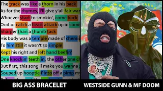 Westside Gunn & MF DOOM - Big Ass Bracelet [Rhyme Scheme] Highlighted