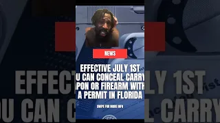 BREAKING NEWSSS🚨Florida permitless carry goes into affect july 1st #subscribe #viral