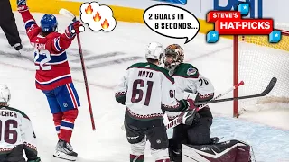 NHL Plays Of The Week: Goal Caufield Strikes Again! | Steve's Hat-Picks