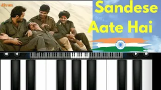 Sandese Aate Hai,  Border,   piano🎸