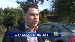 Protest erupts for 2nd time during Stockton council meeting