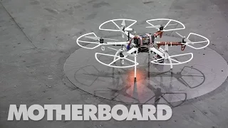 Stress Testing Drones in a High-Tech Wind Vortex