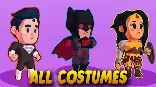 Justice League: Cosmic Chaos All Costumes
