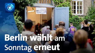 Berlin: Wahl wird am Sonntag wiederholt