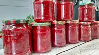 The most delicious borscht dressing for the winter! BORSHCH IN WINTER in 15 minutes!