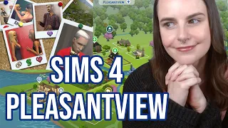 I Created Pleasantview in The Sims 4! (Save File Tour ~ Sims 2 Conversion with Townies & NPCs)