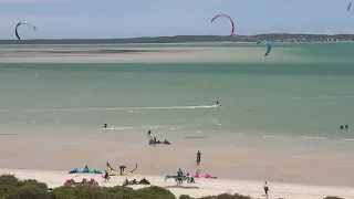 Langebaan Sharkbay kite surfing