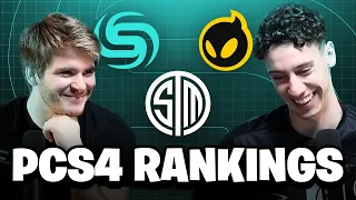 RANKING the BEST Pro PUBG Teams in PCS4 w/ Shrimzy & TGLTN