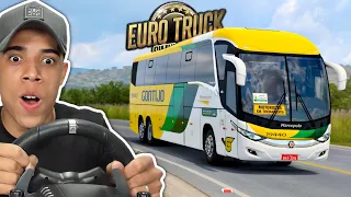 TRABALHANDO COMO MOTORISTA DE ONIBUS NO BRASIL! - EURO TRUCK SIMULATOR 2