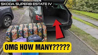 Skoda Superb Estate IV PHEV boot space - How many suitcases will fit?